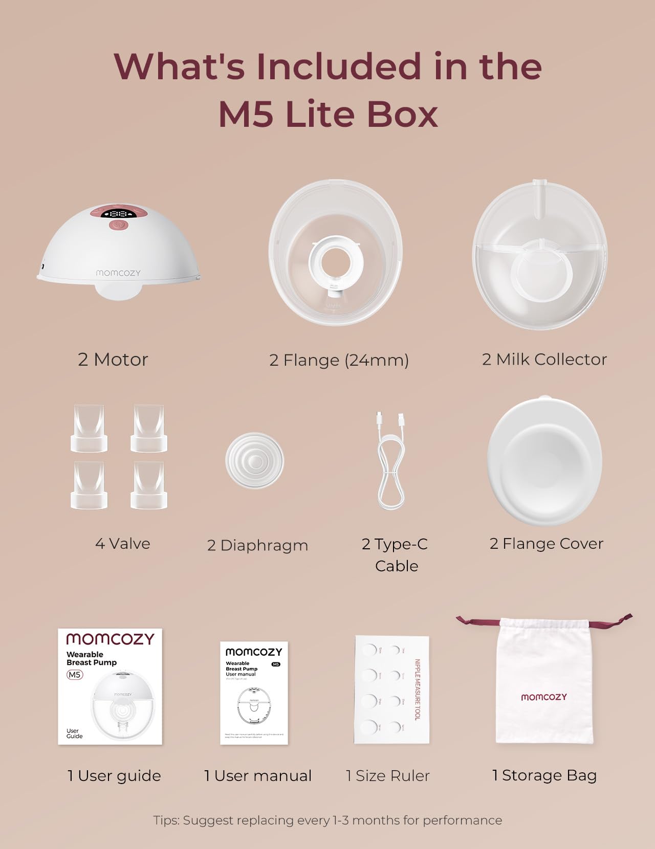 Momcozy M5 Lite in-bra discreet pumping design during busy days