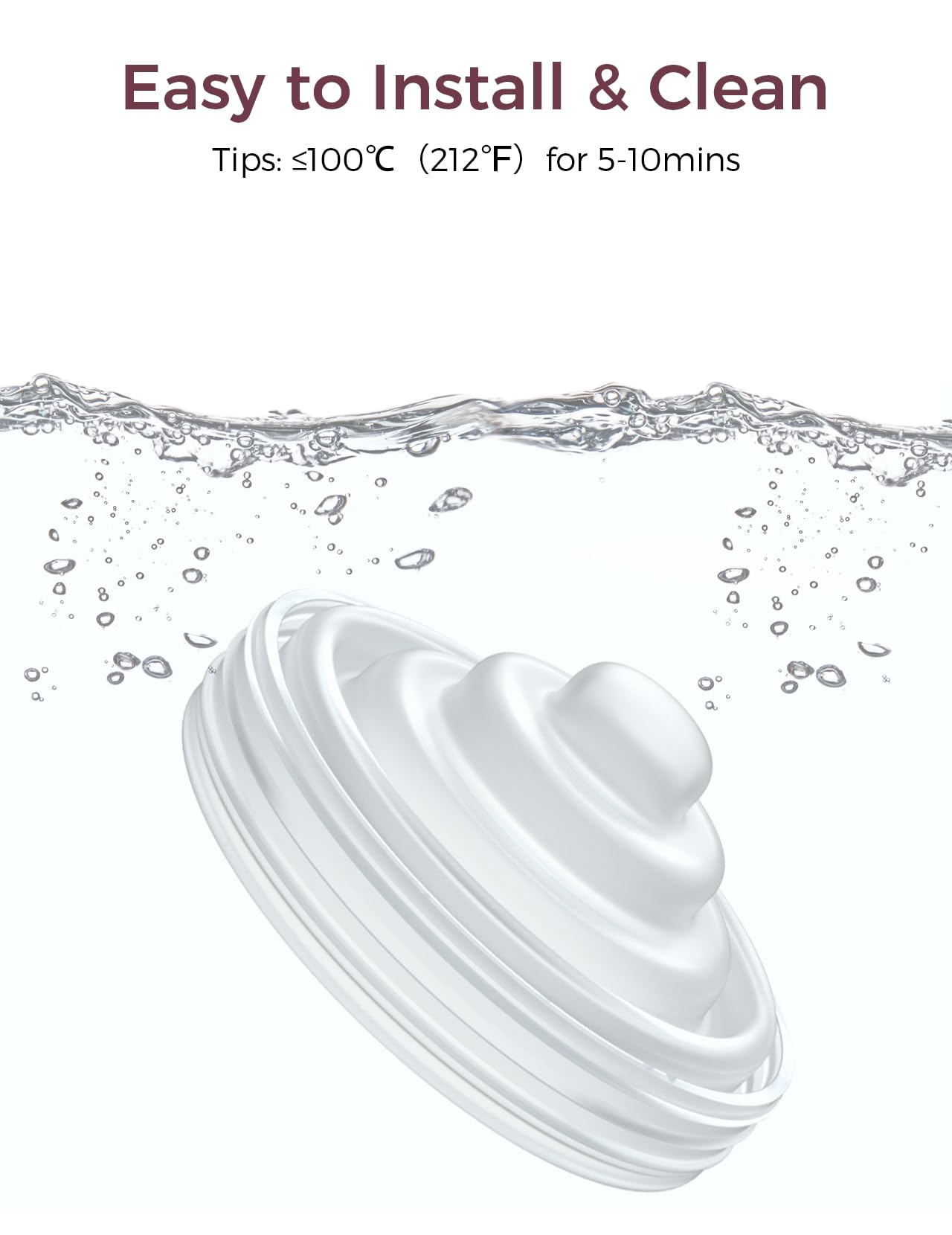 Momcozy M5 wearable pump assembly shows replacement parts for ongoing pumping routines.