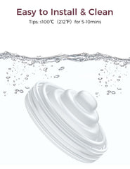 Momcozy M5 wearable pump assembly shows replacement parts for ongoing pumping routines.
