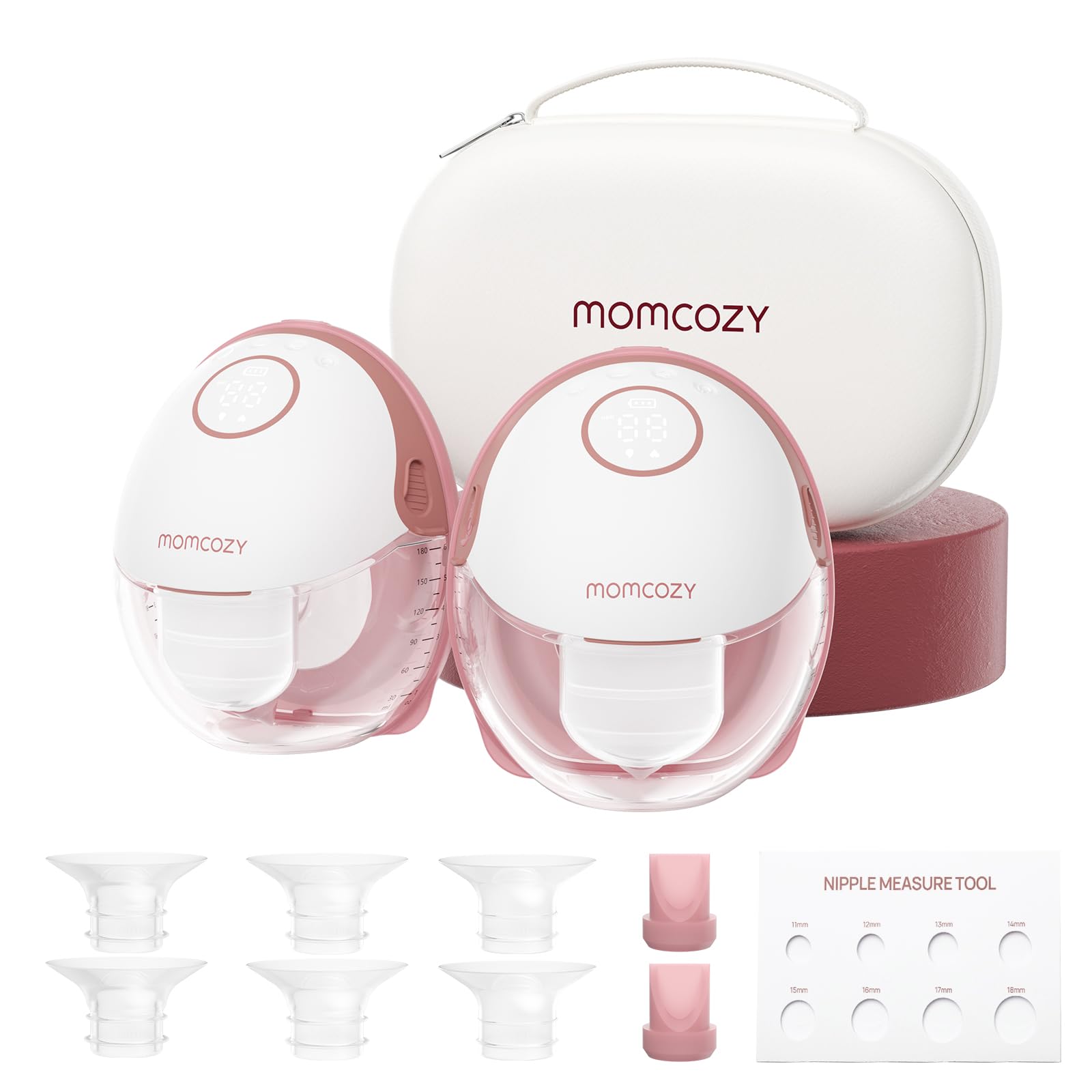 Momcozy M6 wearable pump on bra for discreet, hands-free pumping
