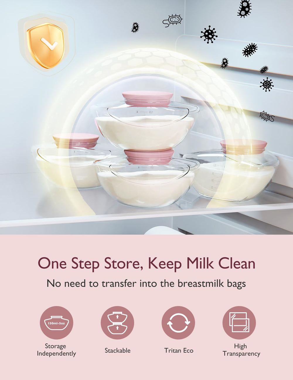 Momcozy M9 in-bra pumping offers a discreet, compact setup.