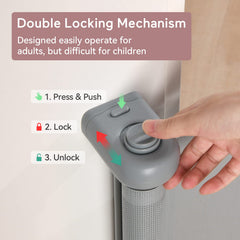 Momcozy mesh-gate-doorway shows breathable mesh for safe doorways