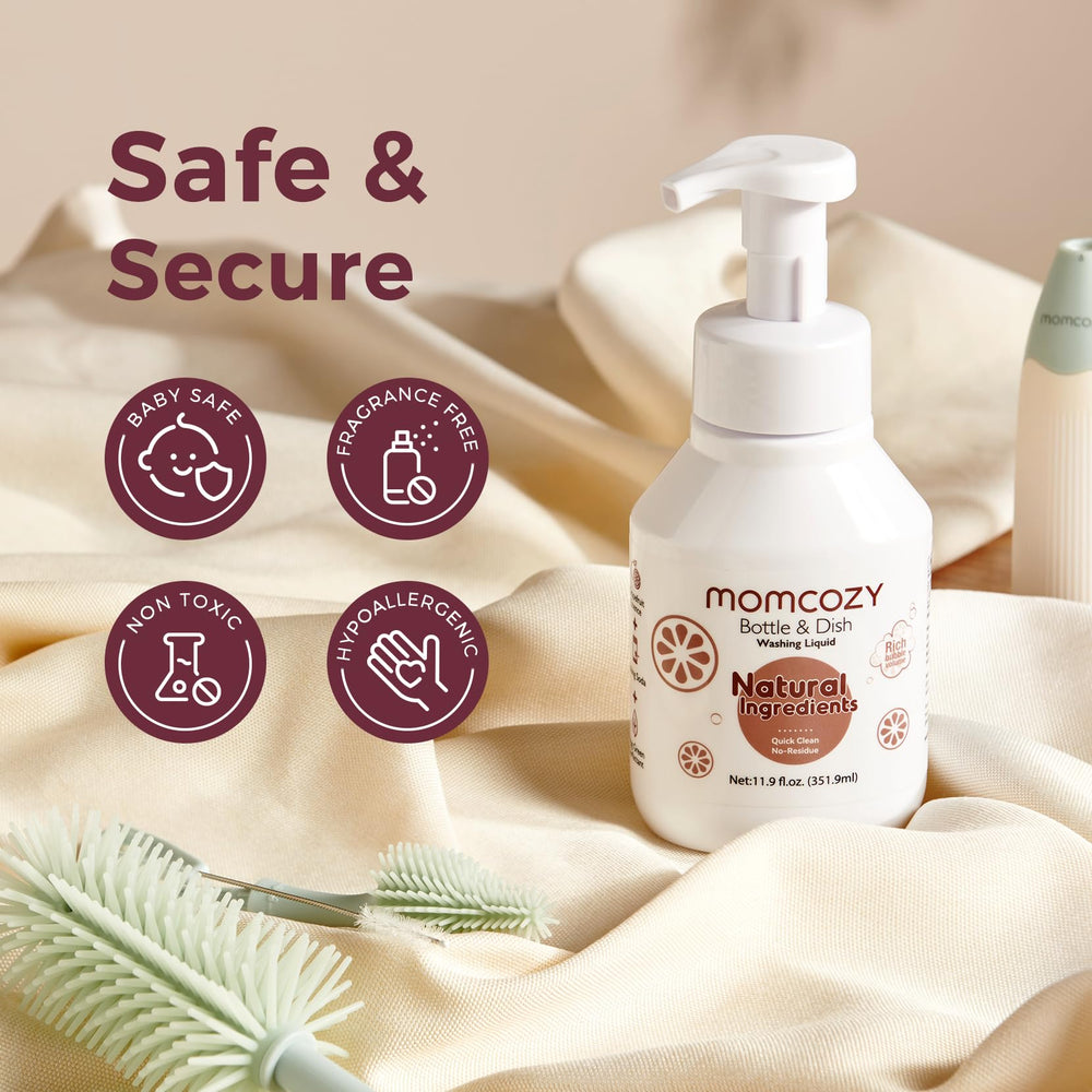 Momcozy mild non-irritating cleanser suitable for baby items and utensils