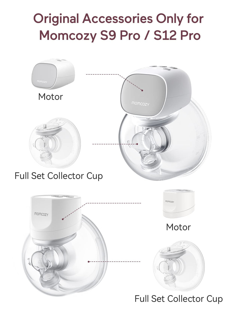 Momcozy milk collector holds up to 180ml for efficient sessions