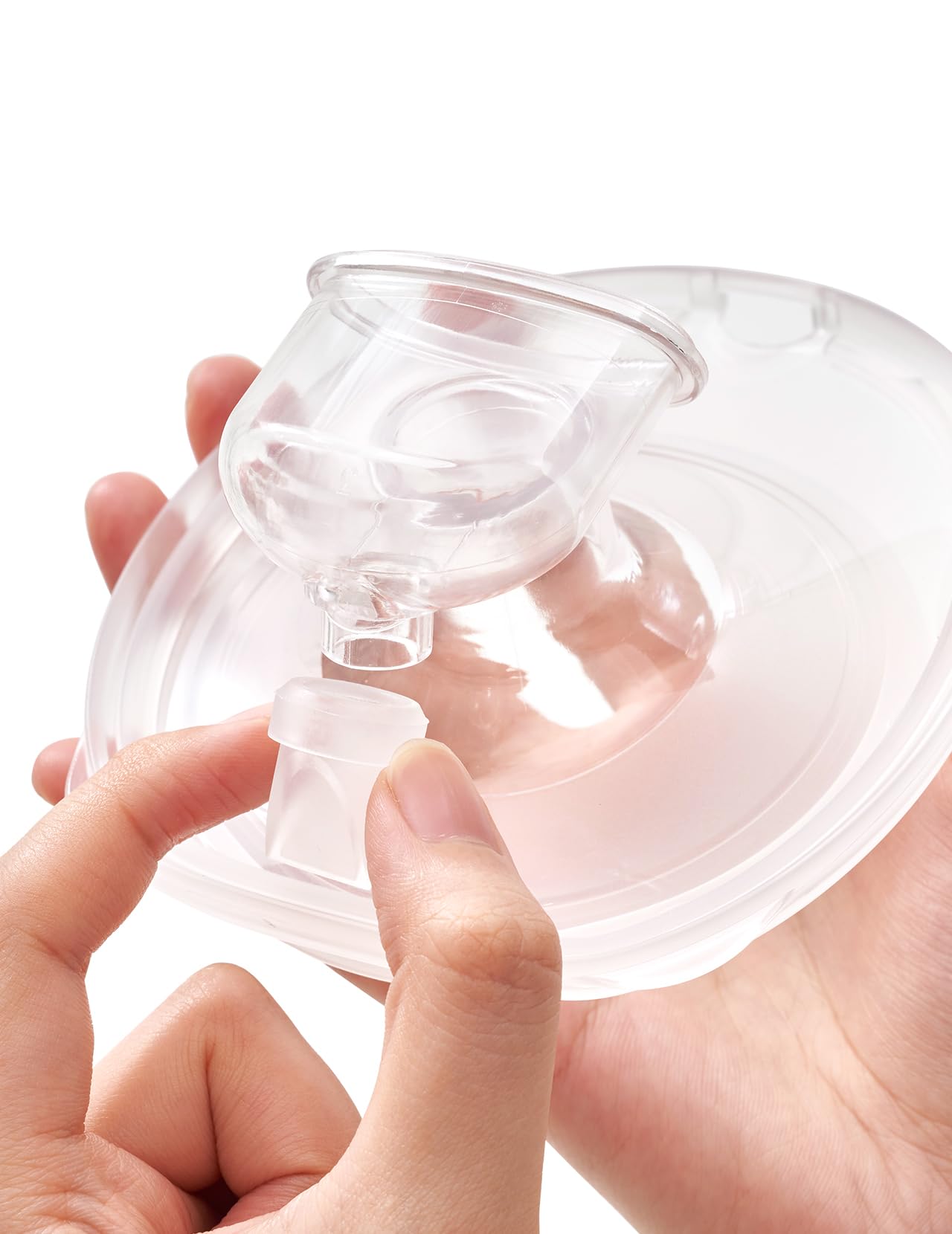 Momcozy M6 valve cleaning-ready image suggests easy washing after use.