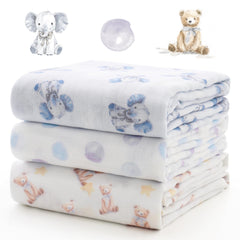 Momcozy Best Wishes Swaddle blanket, soft-texture for gentle newborn comfort.