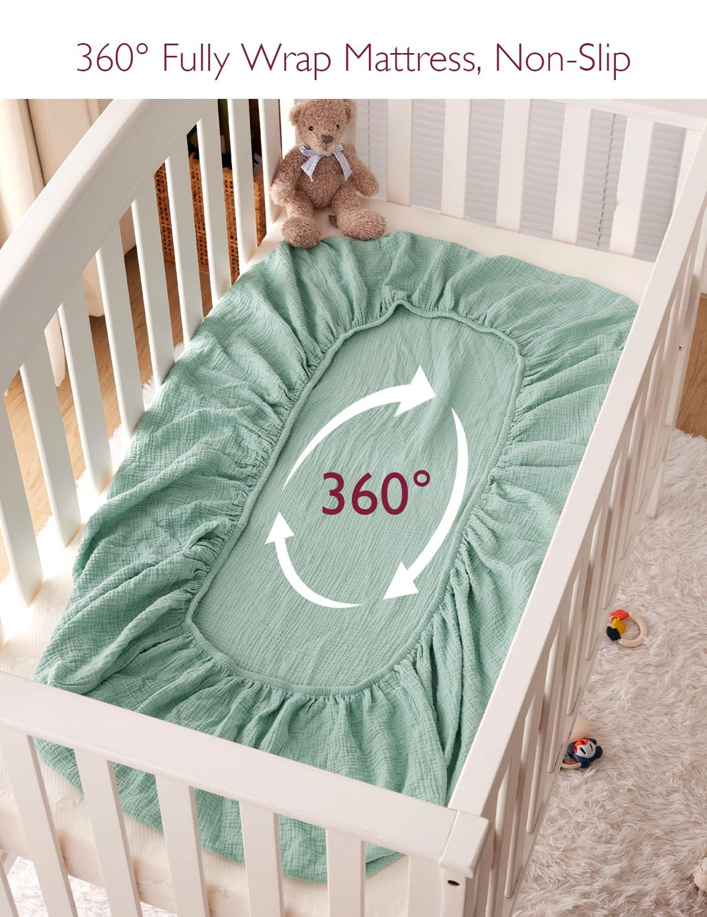 Momcozy crib-sheet-neutral-colors suit any nursery palette.