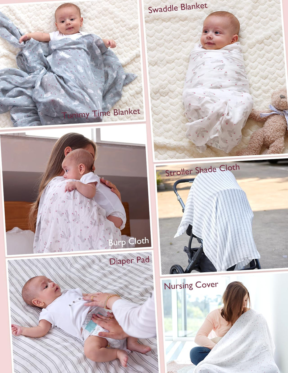 Momcozy muslin swaddle blanket colorfast durability endures washing