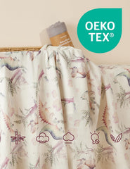 Momcozy muslin swaddle large-47x47 shows generous size for secure swaddling.