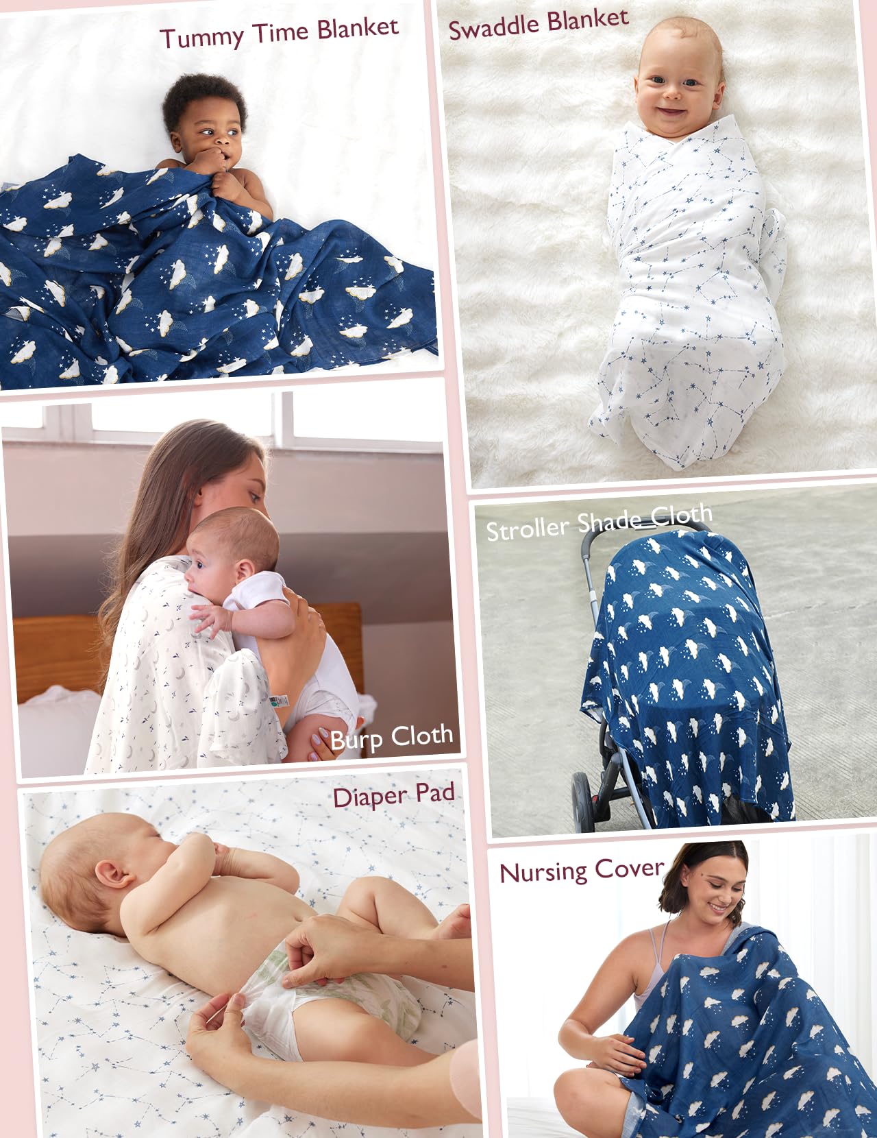 Momcozy muslin swaddle nursery-decor complements baby room aesthetics
