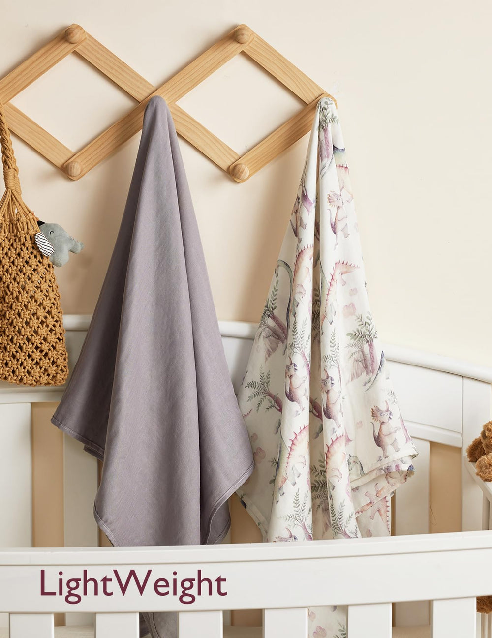 Momcozy muslin swaddle warmth-layer adapts to seasons or temps.