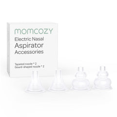 Momcozy nasal aspirator replacement heads, BPA-free silicone tips, easy swaps.