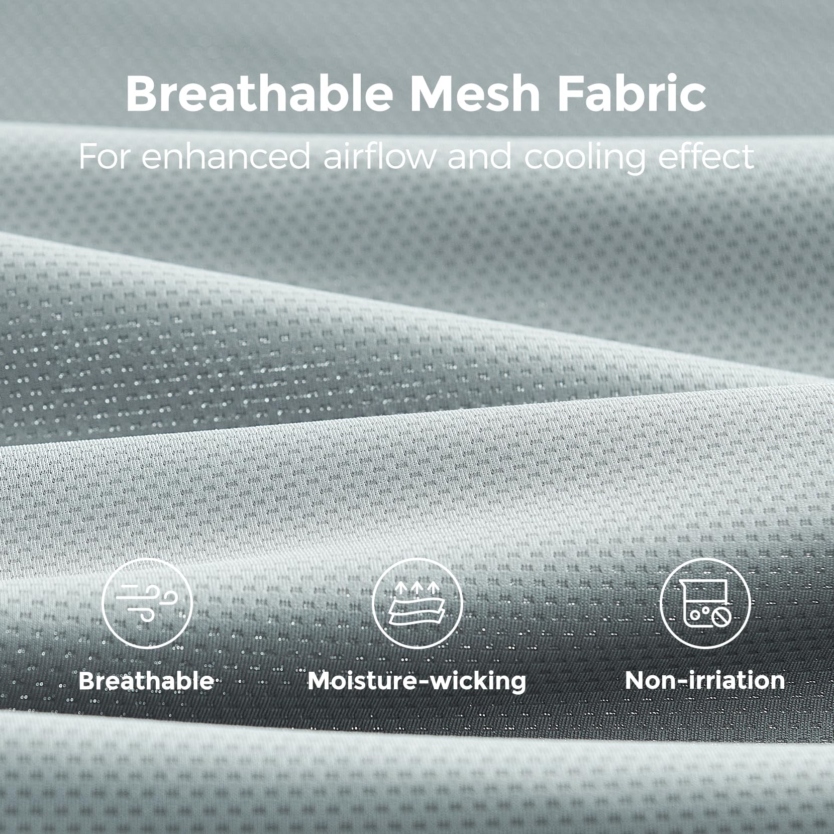 Momcozy newborn carrier silver grey neck pad close-up shows soft neck cushioning for newborn comfort.