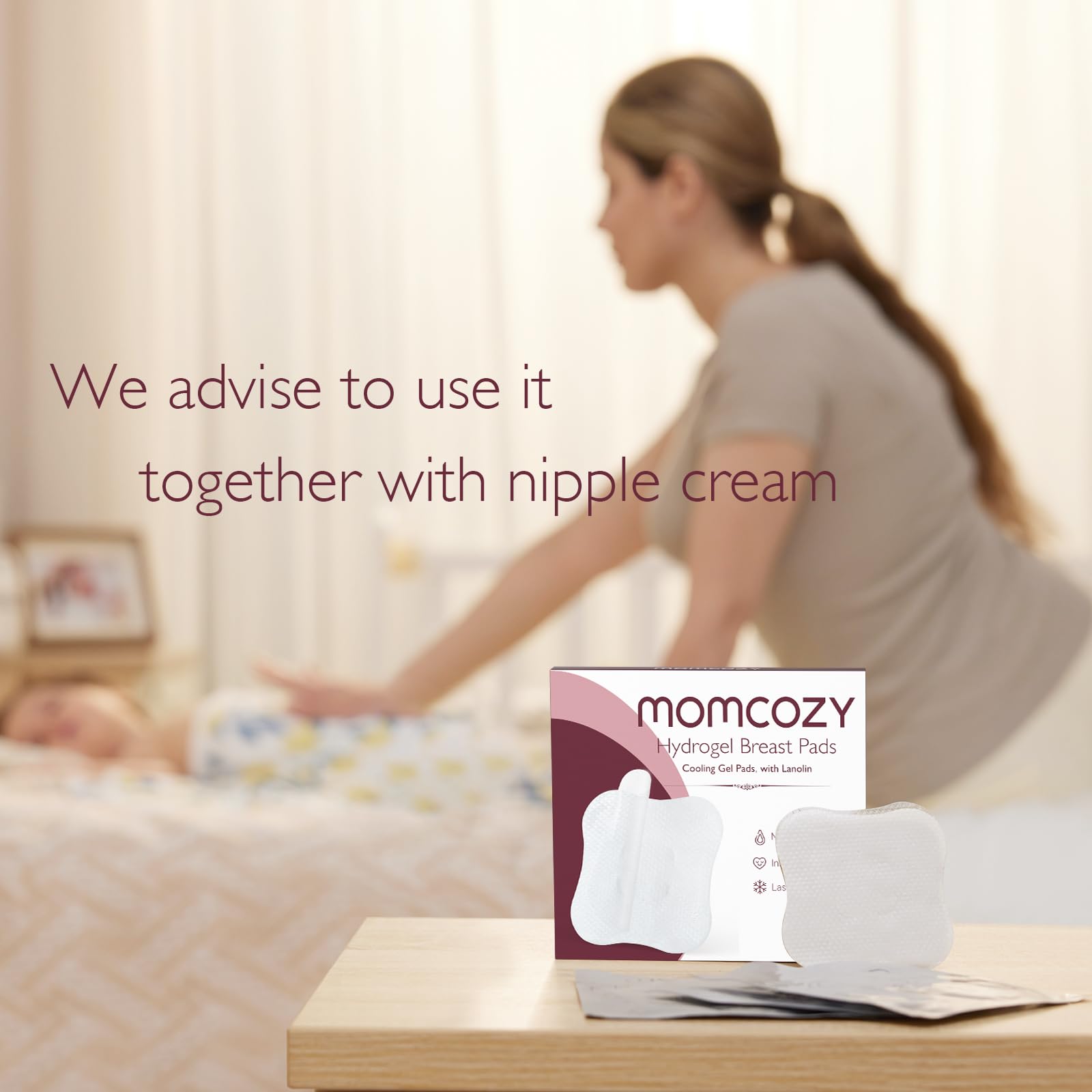 Momcozy secure-fit under bras without slipping.
