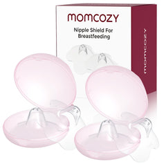 Momcozy nipple shield floral surface 17mm supports smoother milk flow.