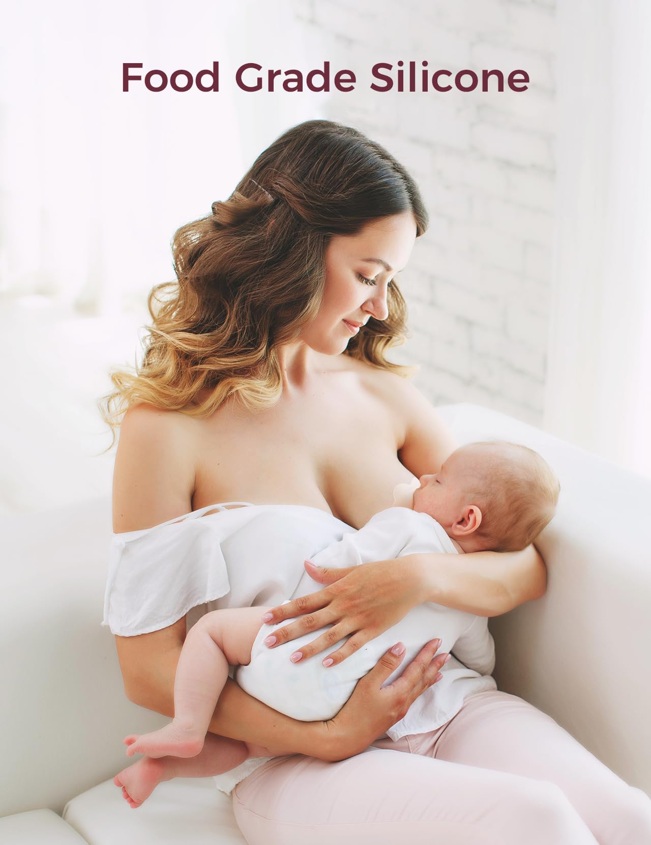 Momcozy soft silicone material, BPA and BPS free for daily use.