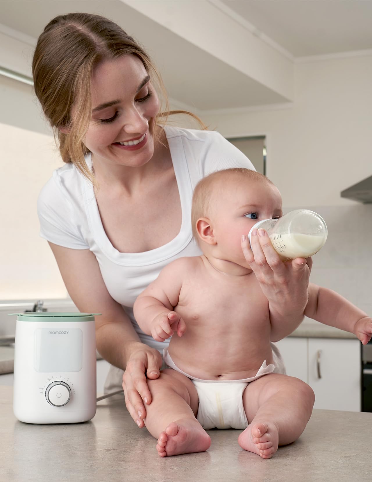 Momcozy Nutri bottle warmer gift-ready packaging for baby showers