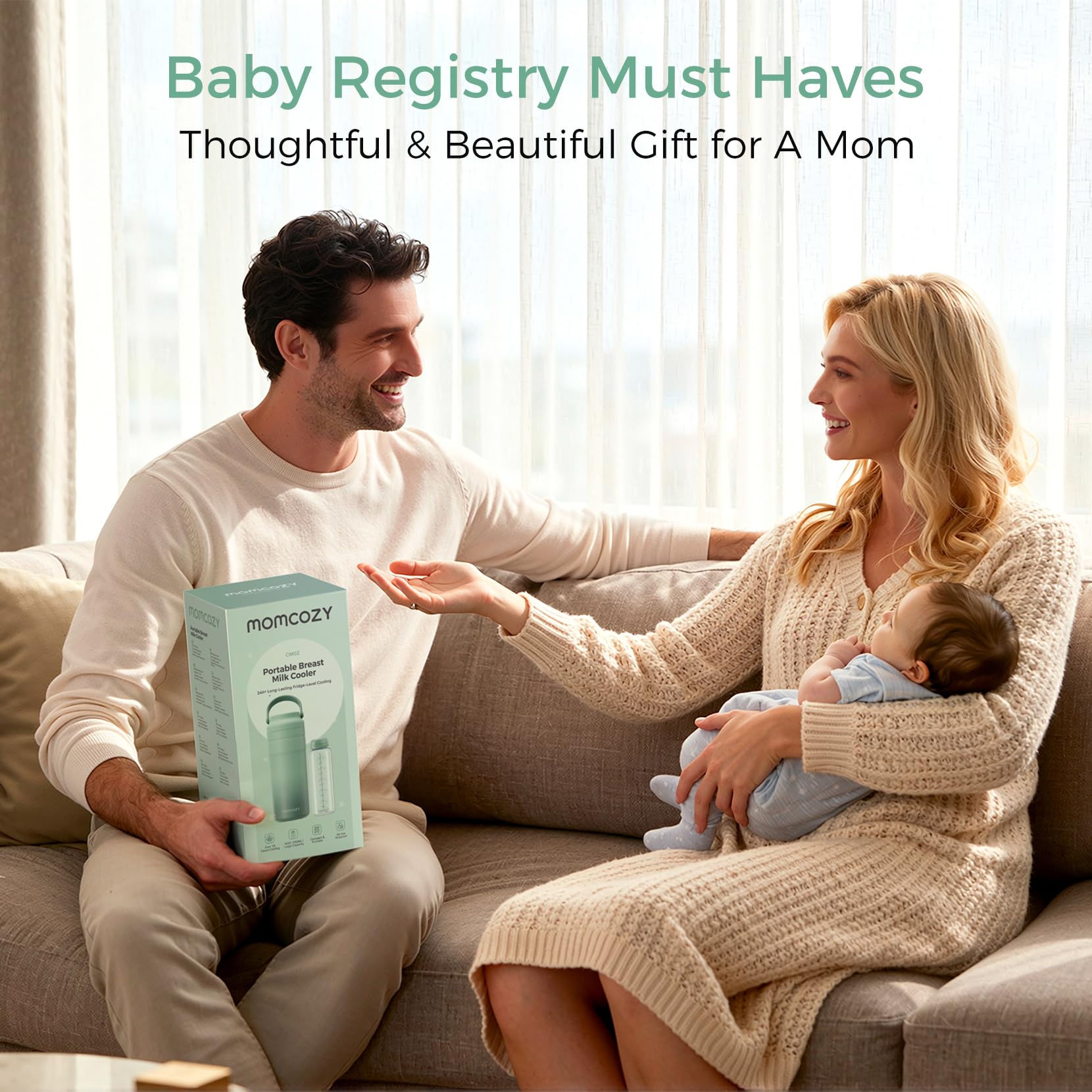 Momcozy ideal for family outings, parks, and quick visits with baby.