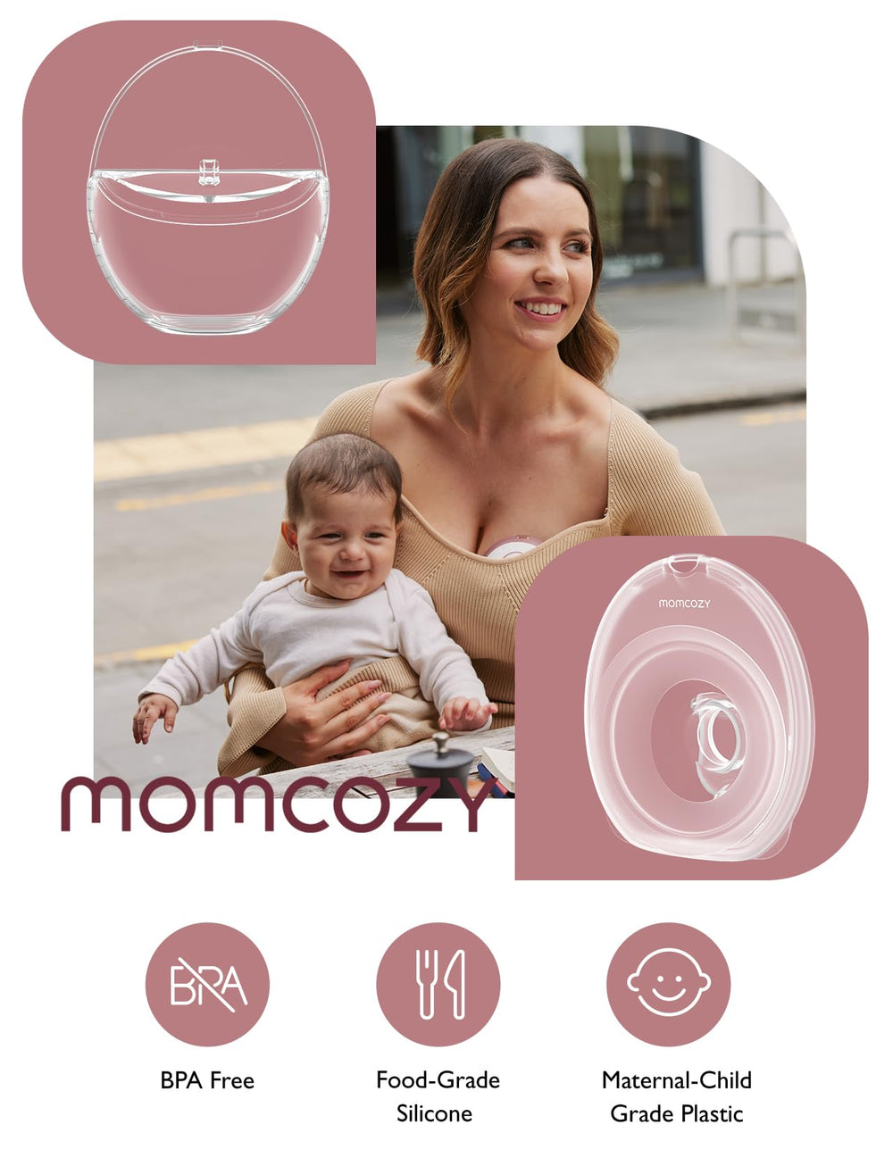 Momcozy original parts eligible for FSA/HSA programs.