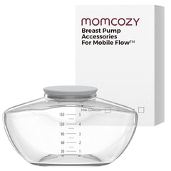Momcozy original replacement container for M9 showing compatibility and quick swaps.