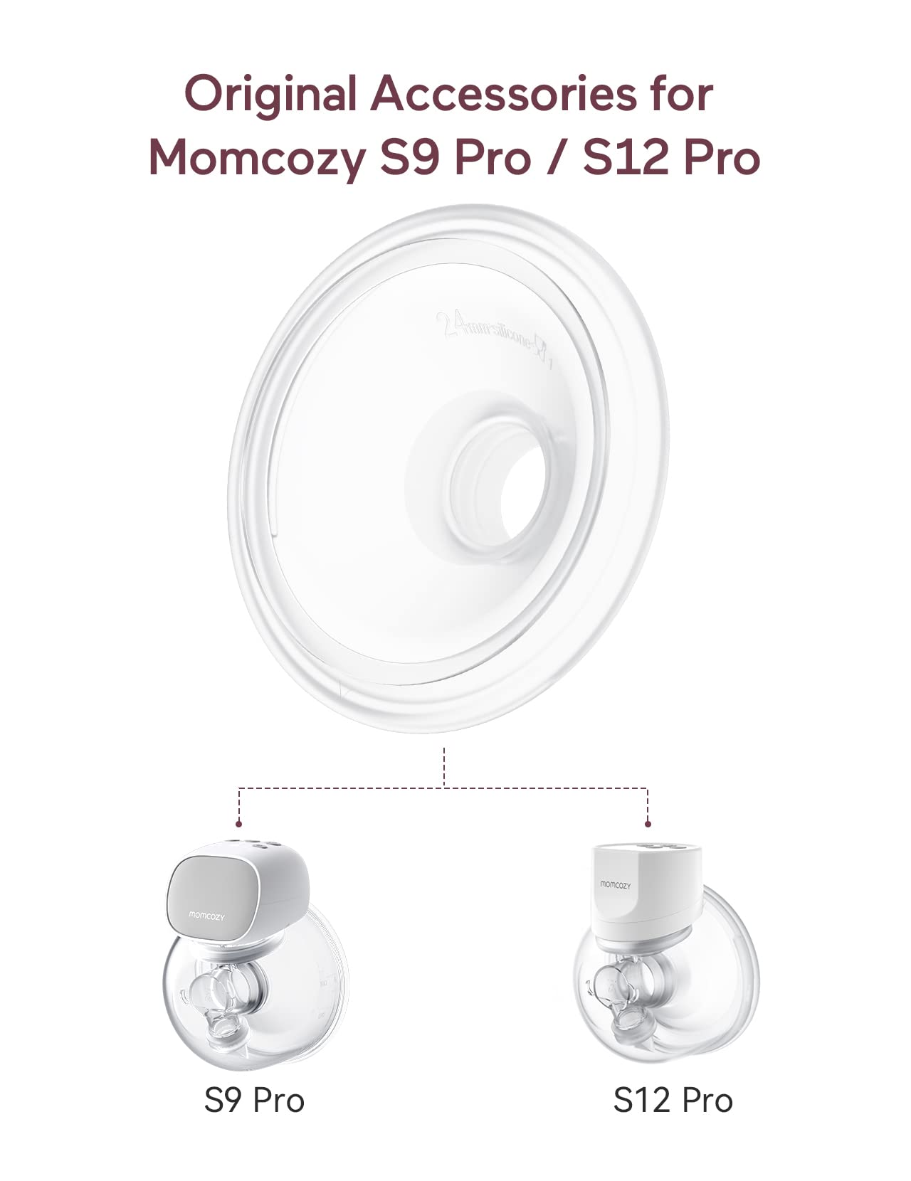 Momcozy Original S9 Pro/S12 Pro easy-cleaning design for simple care after pumping