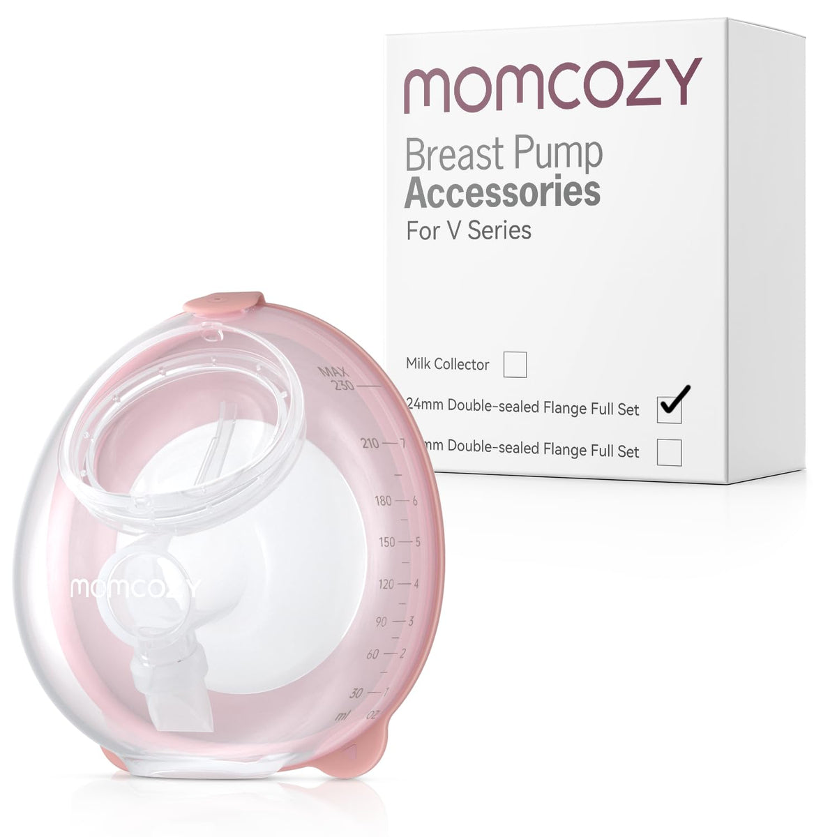 Momcozy original V1 Pro V2 Pro accessories collection for easy pumping setup and maintenance
