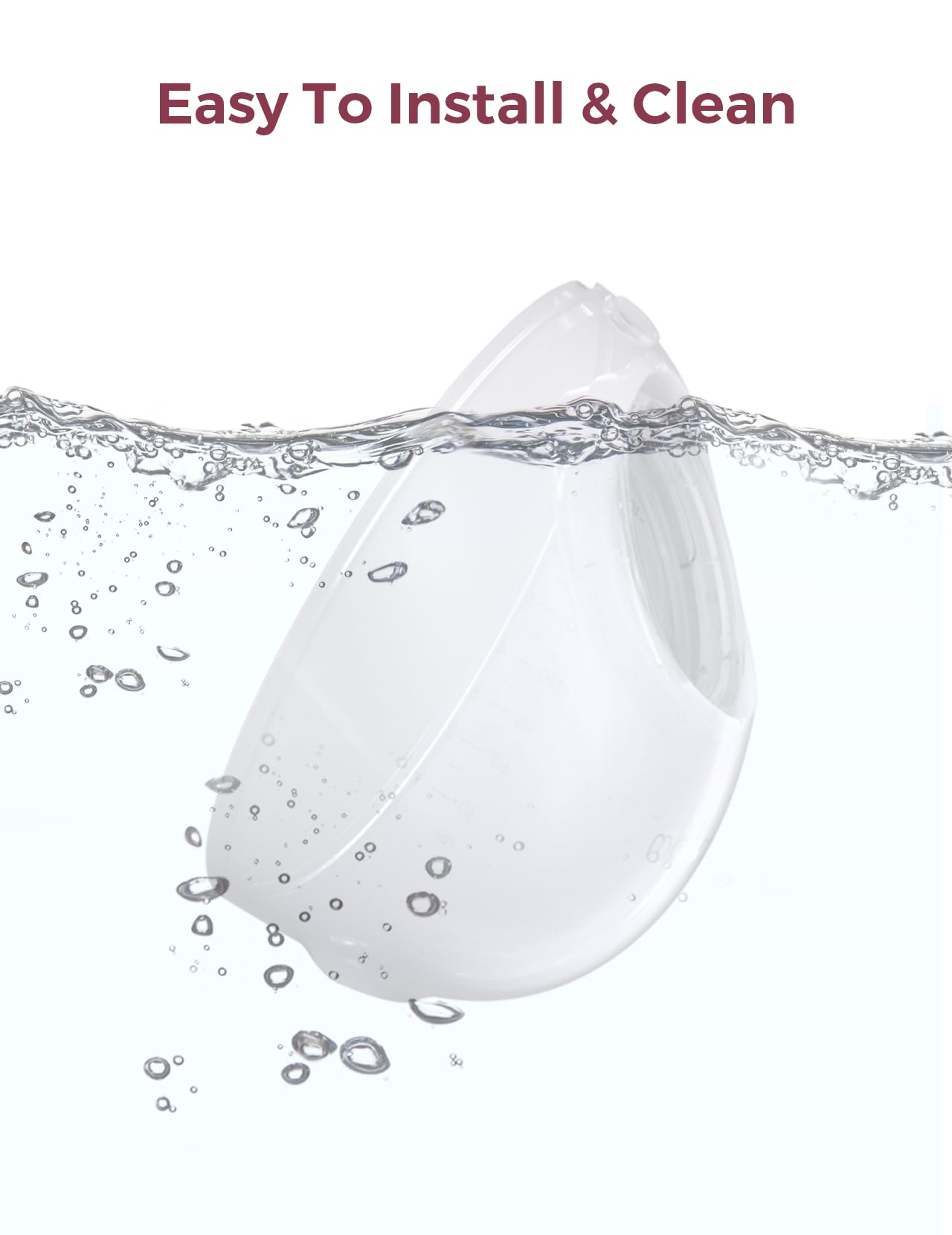 Momcozy BPA-free silicone parts, safe contact with milk for peace of mind.