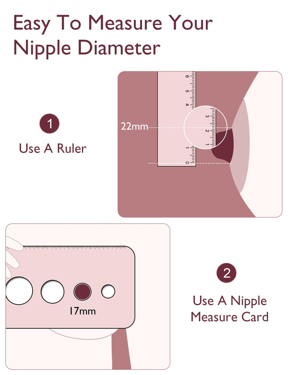 Momcozy 21mm flange insert for V1/V2 Pro, larger-size comfort option