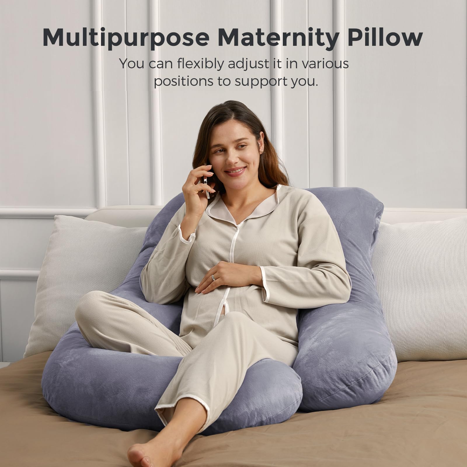 Momcozy gift-ready packaging showcases a thoughtful pregnancy or lounge gift.