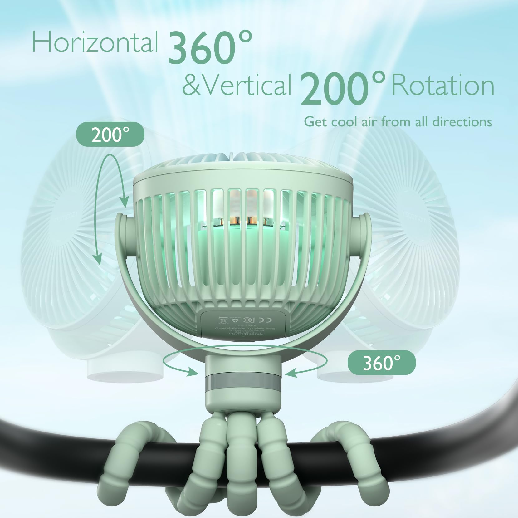 Momcozy durable metal-silicone tripod supports bending and wrapping for versatile placements.