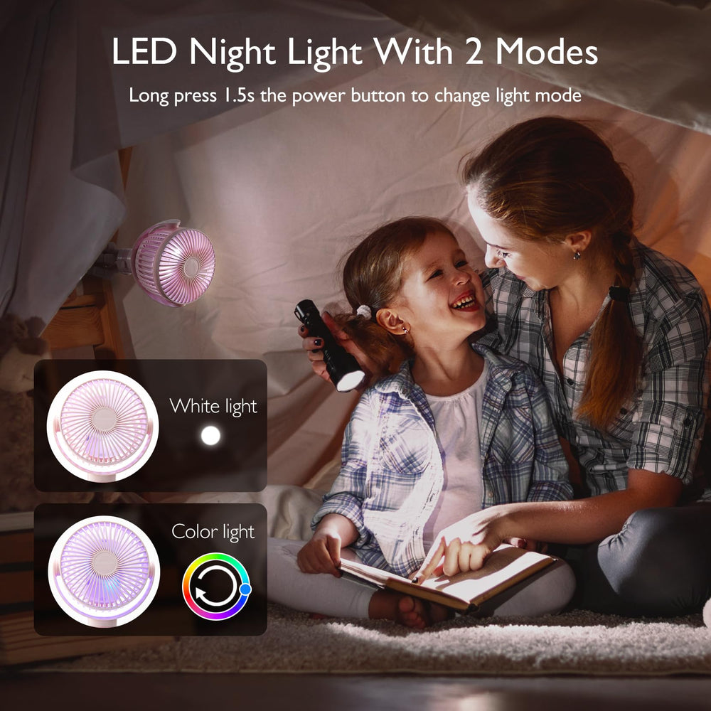 Momcozy portable stroller fan durable-tripod provides stable, flexible positioning anywhere.