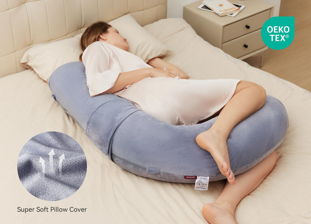 Momcozy back and knee support, enhanced by flexible shape