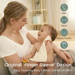 Momcozy premium cotton softness offers cloud like gentleness for tiny skin
