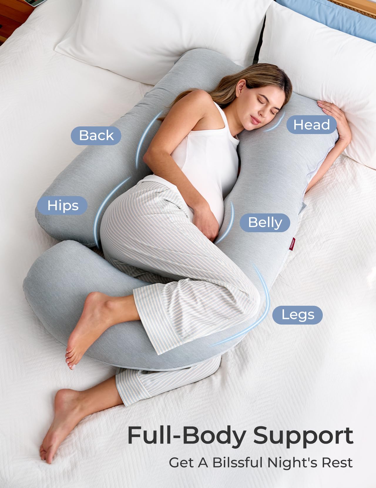 Momcozy premium long silk cotton fill highlighting durable plush