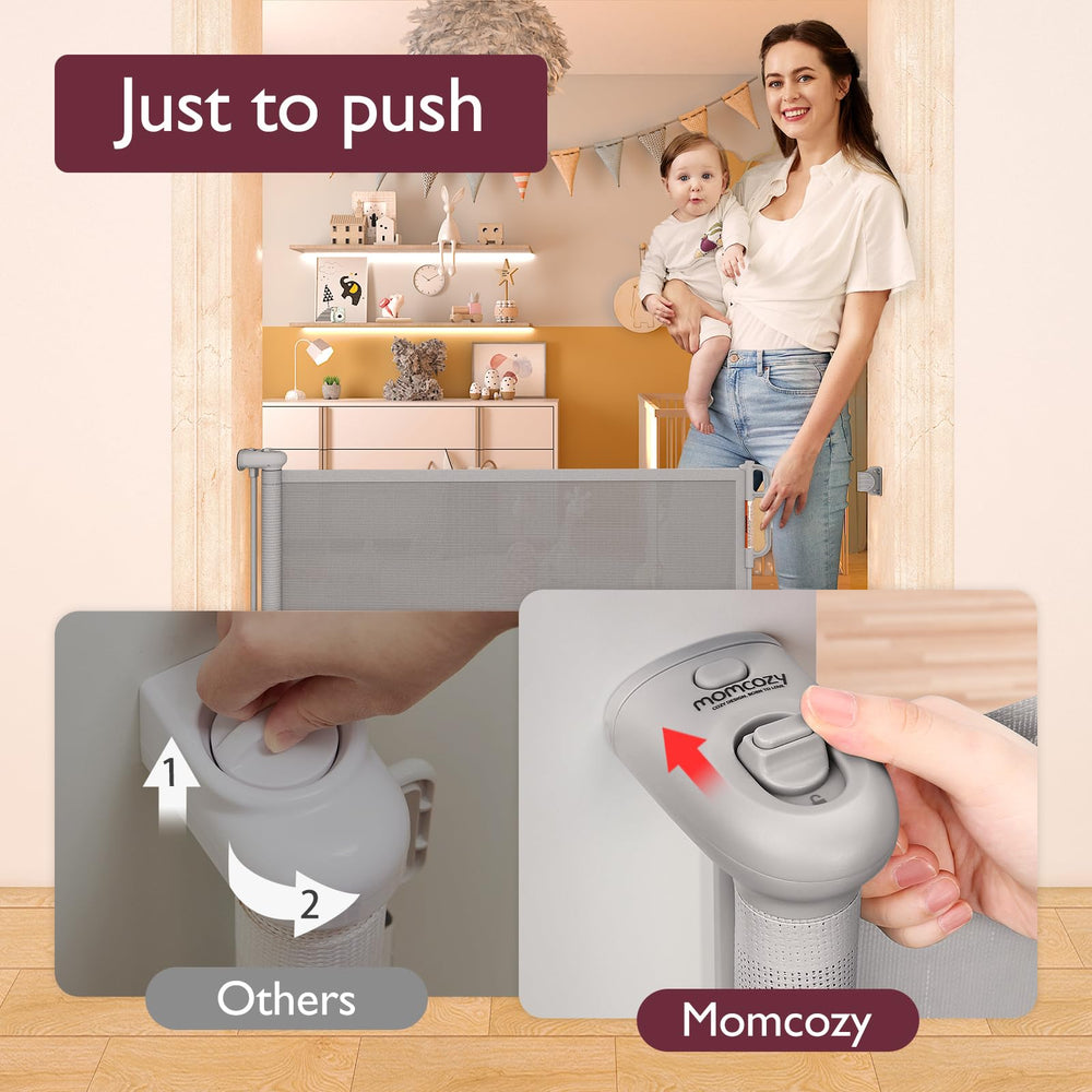 Momcozy breathable mesh panel for clear visibility and airflow