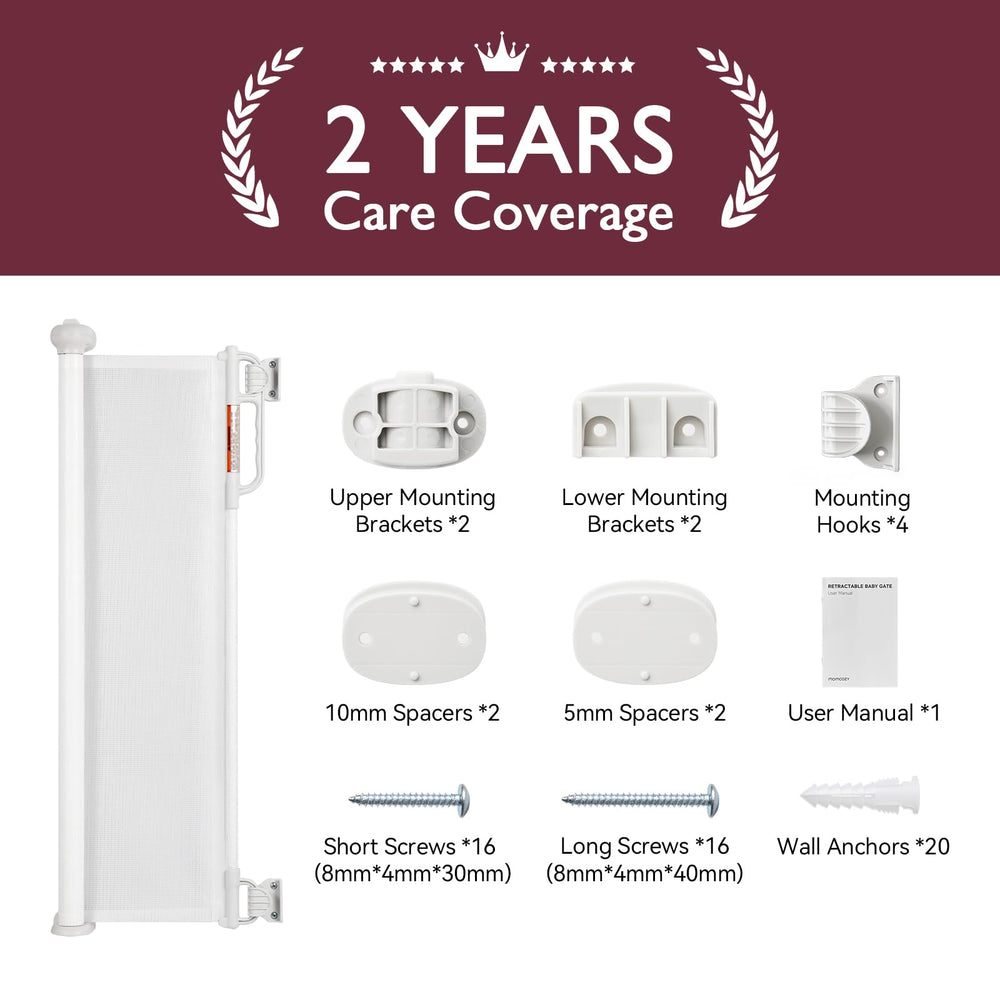 Momcozy gate certified and warranty-backed for safety standards