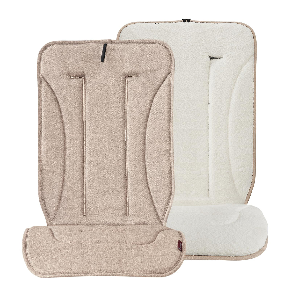 Momcozy reversible stroller cushion with soft fabric for winter warmth and everyday comfort.