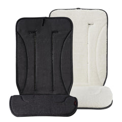 Momcozy reversible-stroller-cushion winter-side provides cozy warmth on cold rides
