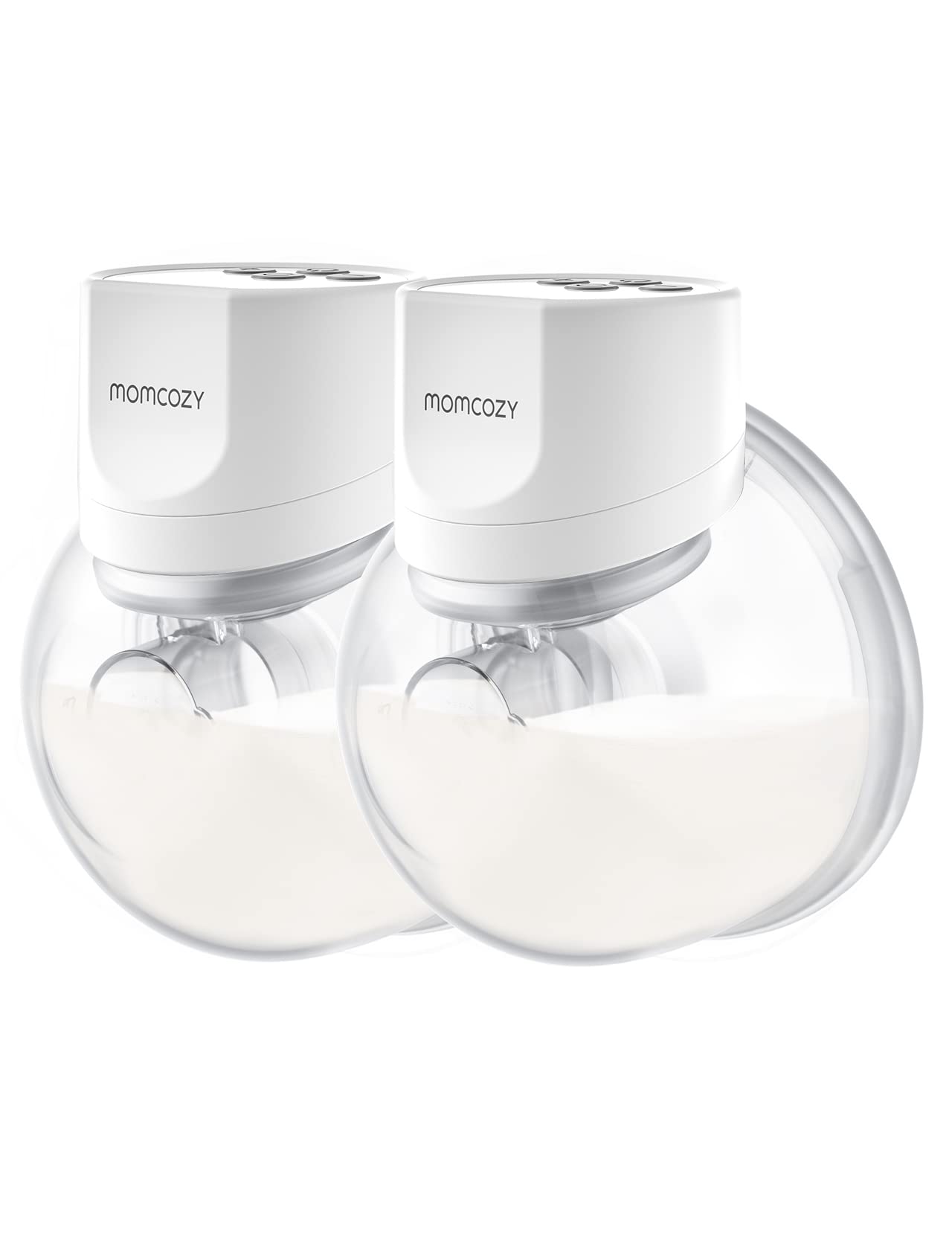 Momcozy S12 Pro crystal white packaging highlights premium portable pump