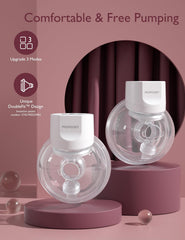 Momcozy S12 Pro doublefit-flange demonstrates secure seal for comfortable sessions.