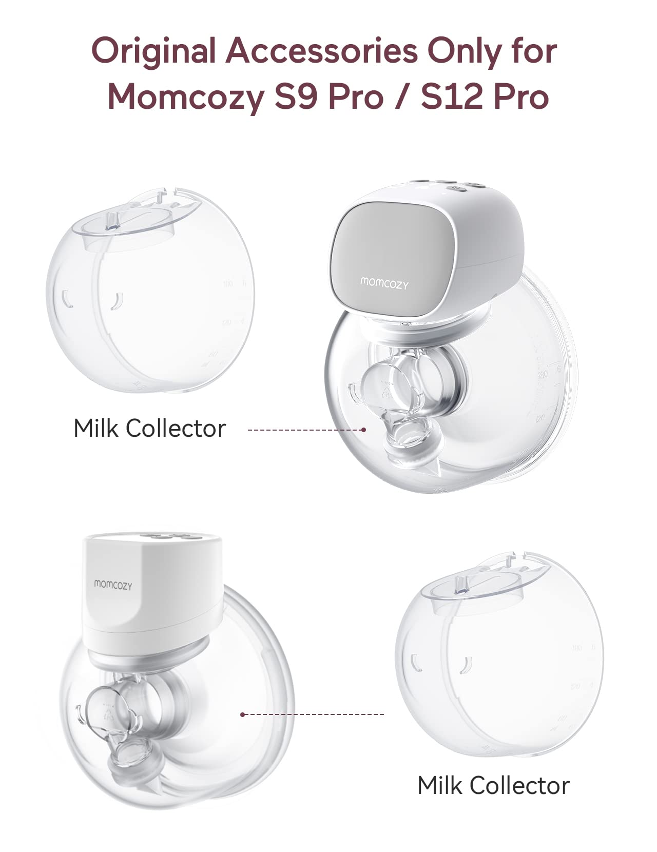 Momcozy S9 Pro/S12 Pro BPA-free materials ensure milk-contact safety during pumping