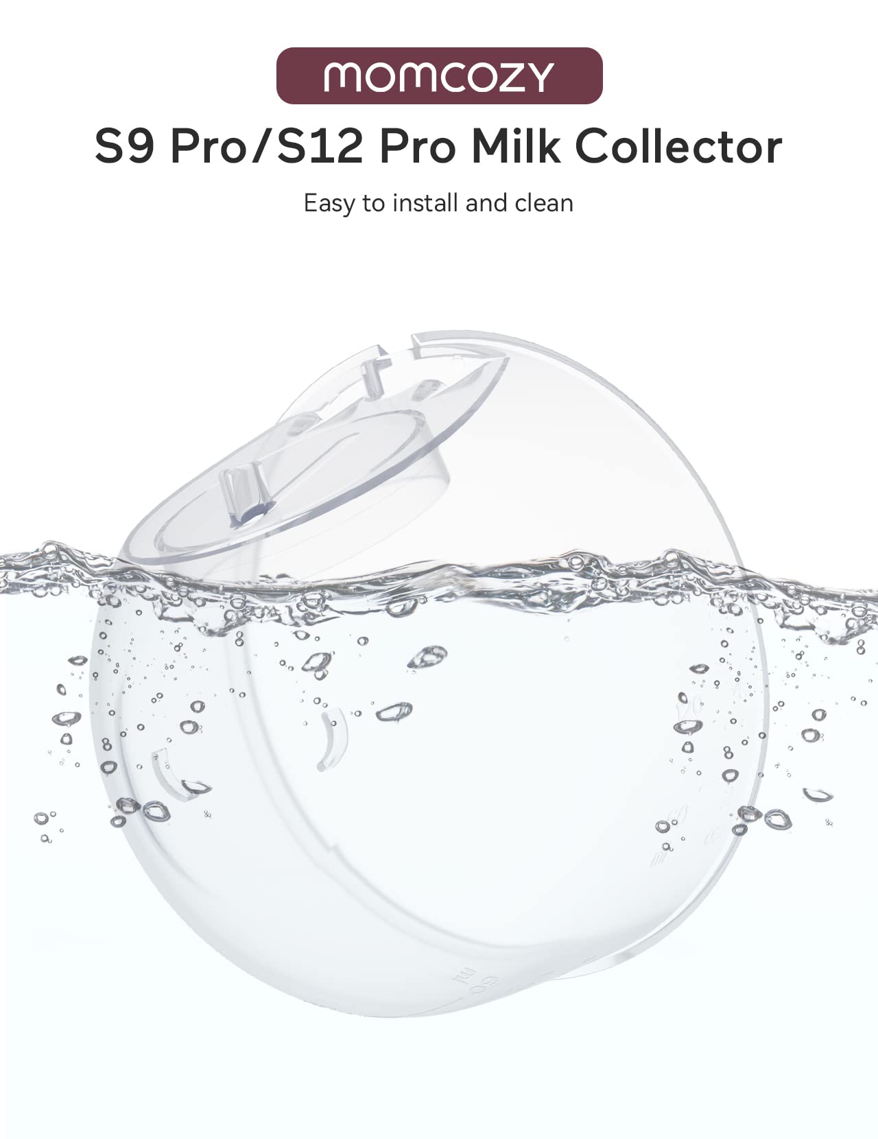 Momcozy S9 Pro/S12 Pro washable parts ready for easy daily cleaning
