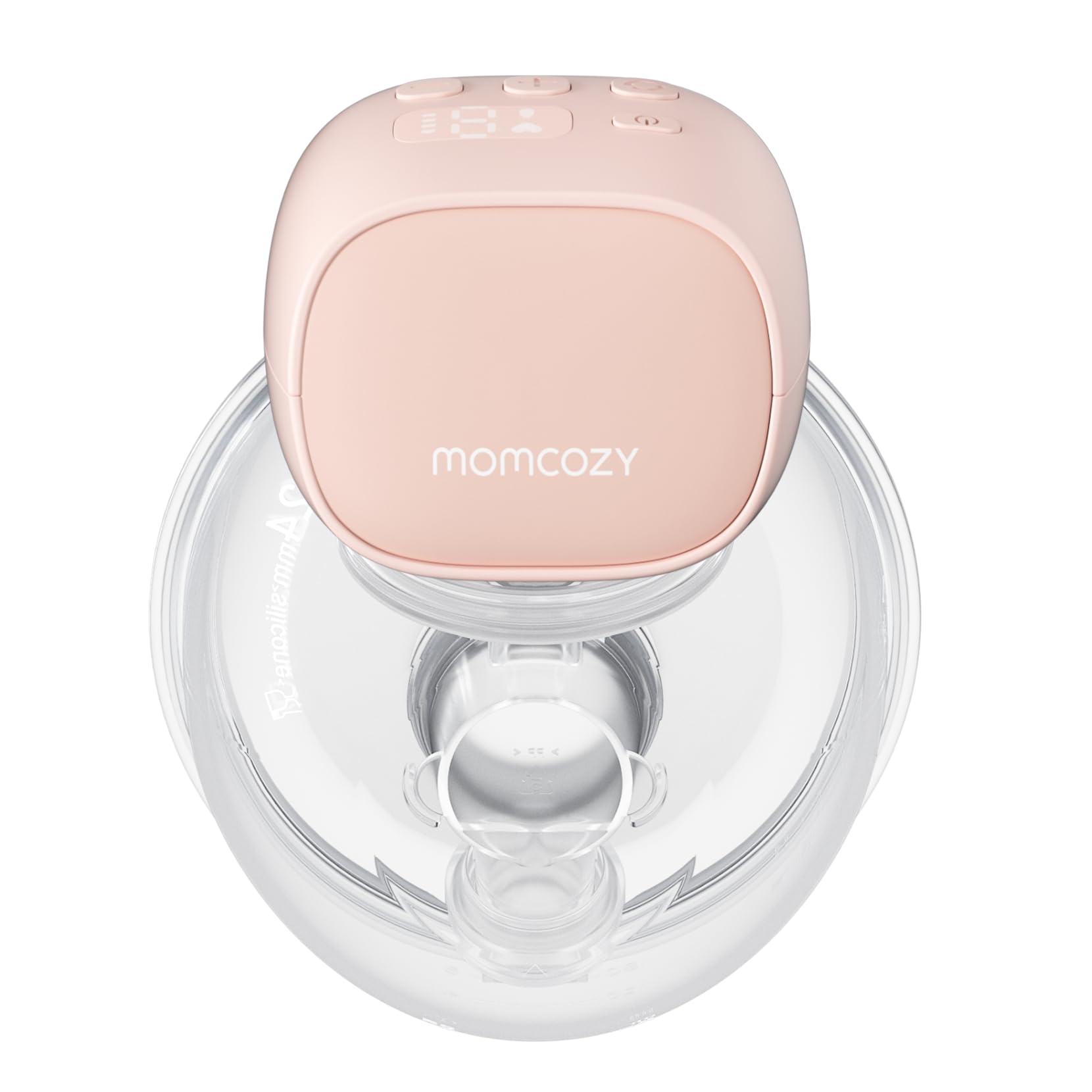 Momcozy S9 Pro wearable pump in use for hands-free pumping sessions