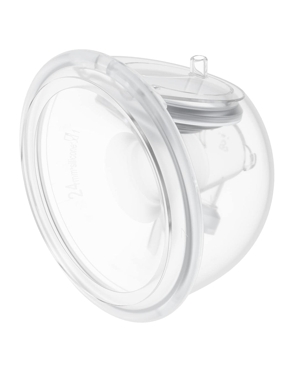 Momcozy S9 Pro/S12 Pro double-sealed 24mm flange for maximum milk collection efficiency.