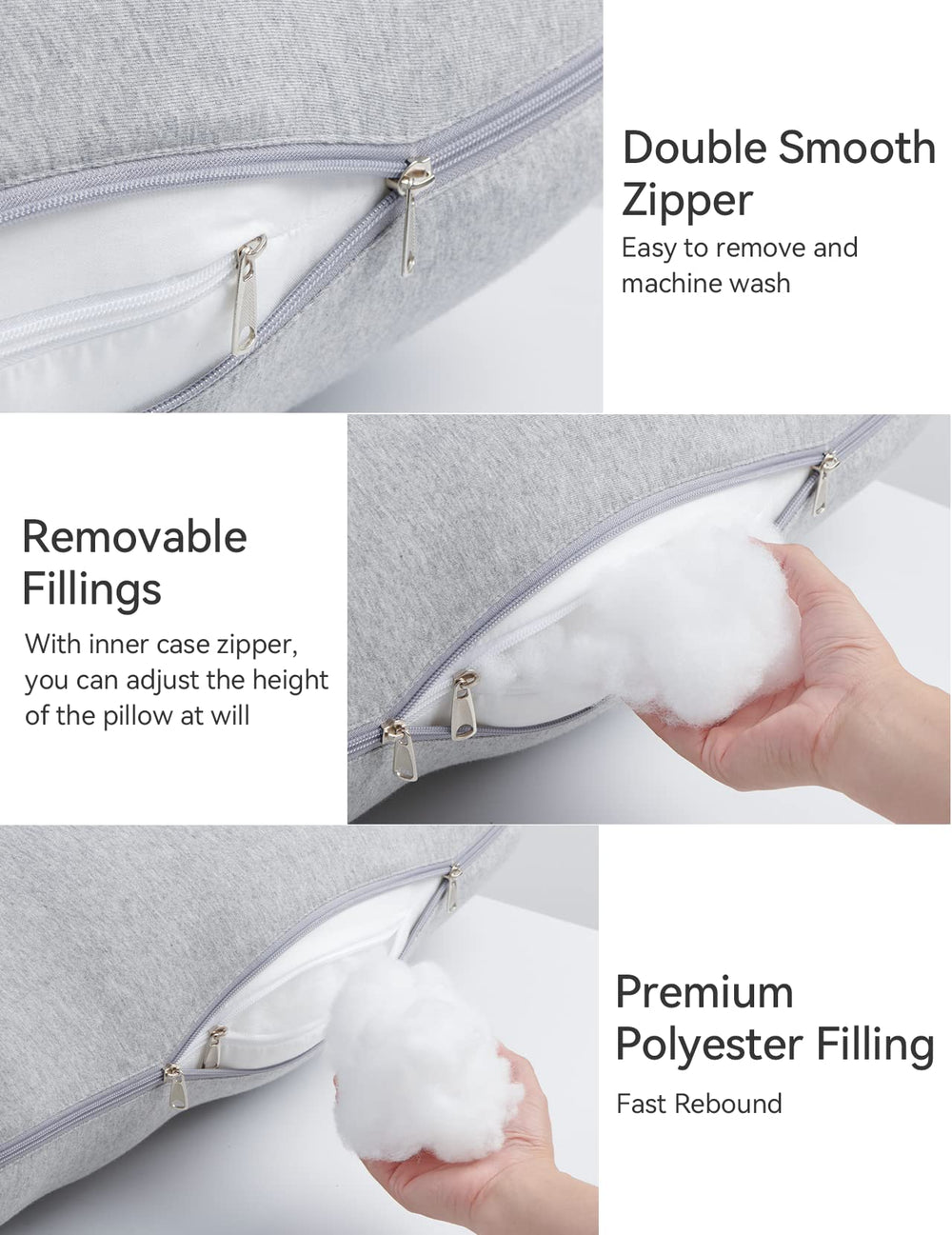 Momcozy side sleep support along full length helps bedtime alignment.