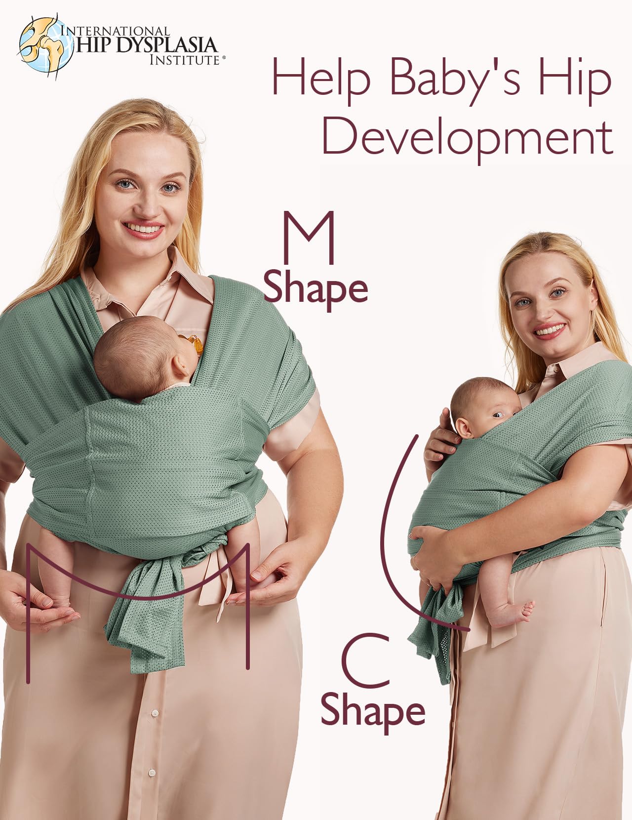 Momcozy slip-on design offers quick, T-shirt like wearing for on-the-go moms.