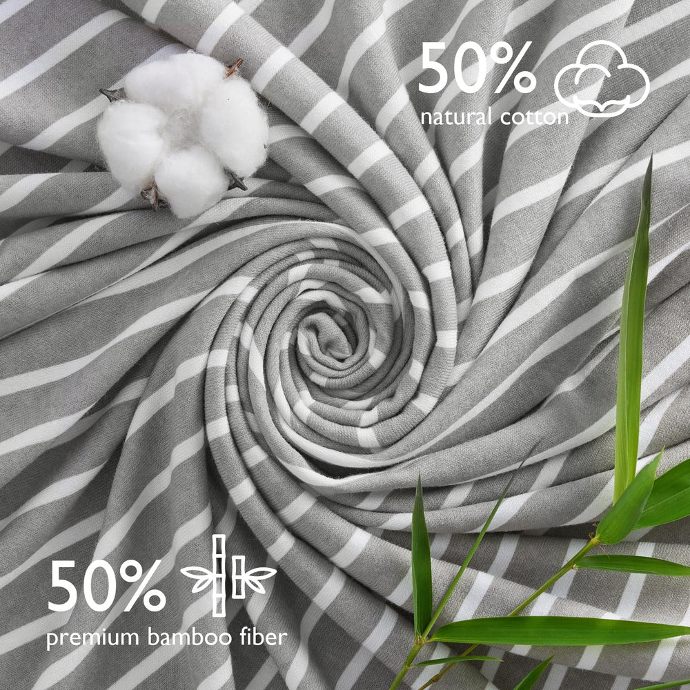 Momcozy soft viscose-cotton towel closeup highlights silky texture and plush absorbency.