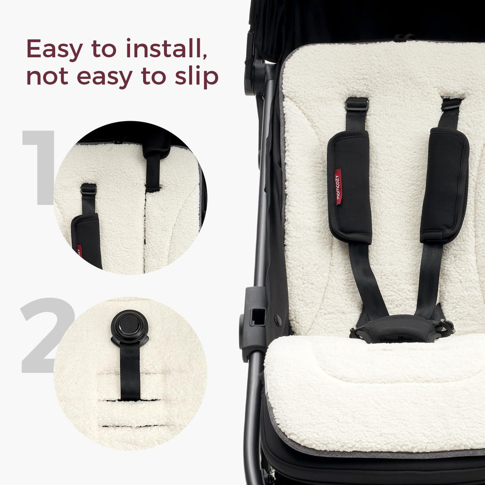 Momcozy-stroller-cushion-machine-washable keeps clean easily after outings