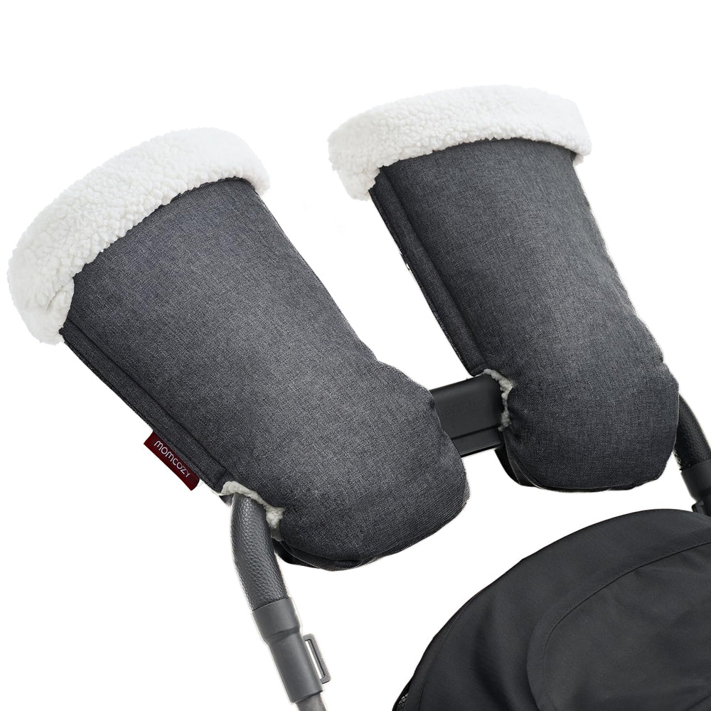 Momcozy Stroller Gloves Warmmuffs outer view showing cozy warmth for winter strolls.