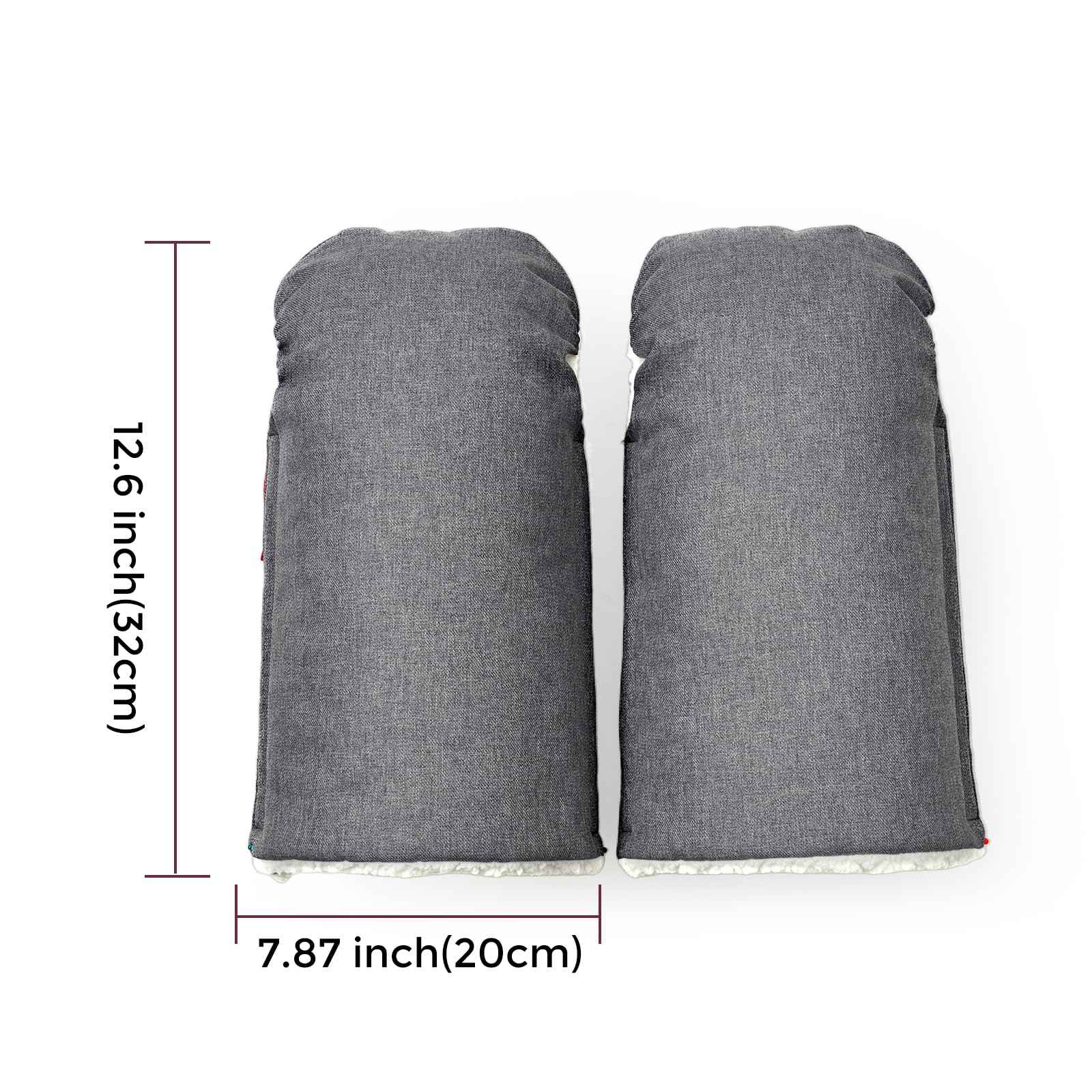 Momcozy waterproof mittens protect hands during wet, cold stroller trips
